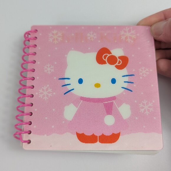 2008 Sanrio Hello Kitty Holographic Spiral Bound Mini Notebook - Picture 3 of 5